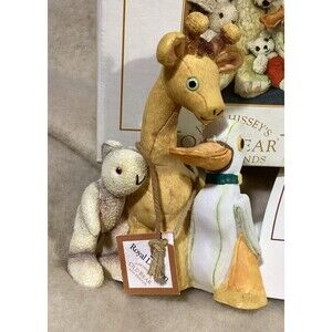 Royal Doulton Jane Hissey’s Old Bear and Friends “Waiting For Snow” With Box COA